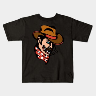 Cowboy skull Kids T-Shirt